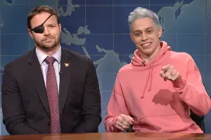 Pete  Davidson and Dan Crenshaw