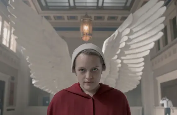 Elisabeth Moss in The Handmaid's Tale (Hulu)