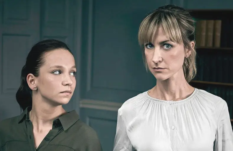 Molly Windsor and Katherine Kelly play two academics trying to get inside each other's heads in the killer thriller Cheat. (Sundance Now/ITV)