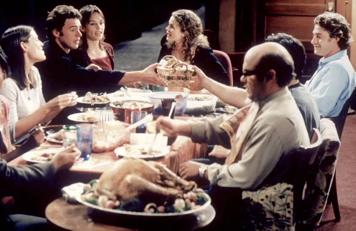 Jennifer Garner, Scott Foley, Amy Jo Johnson, Keri Russell, Ian Gomez, and Scott Speedman in Felicity (The WB)