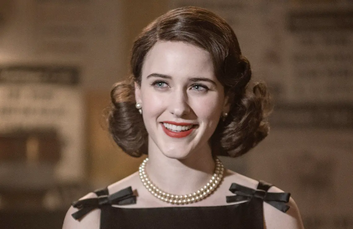 Rachel Brosnahan as Midge Maisel in The Marvelous Mrs. Maisel. (Amazon)