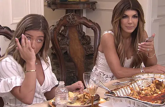 Gia and Teresa Giudice in Real Housewives of New Jersey (Bravo)