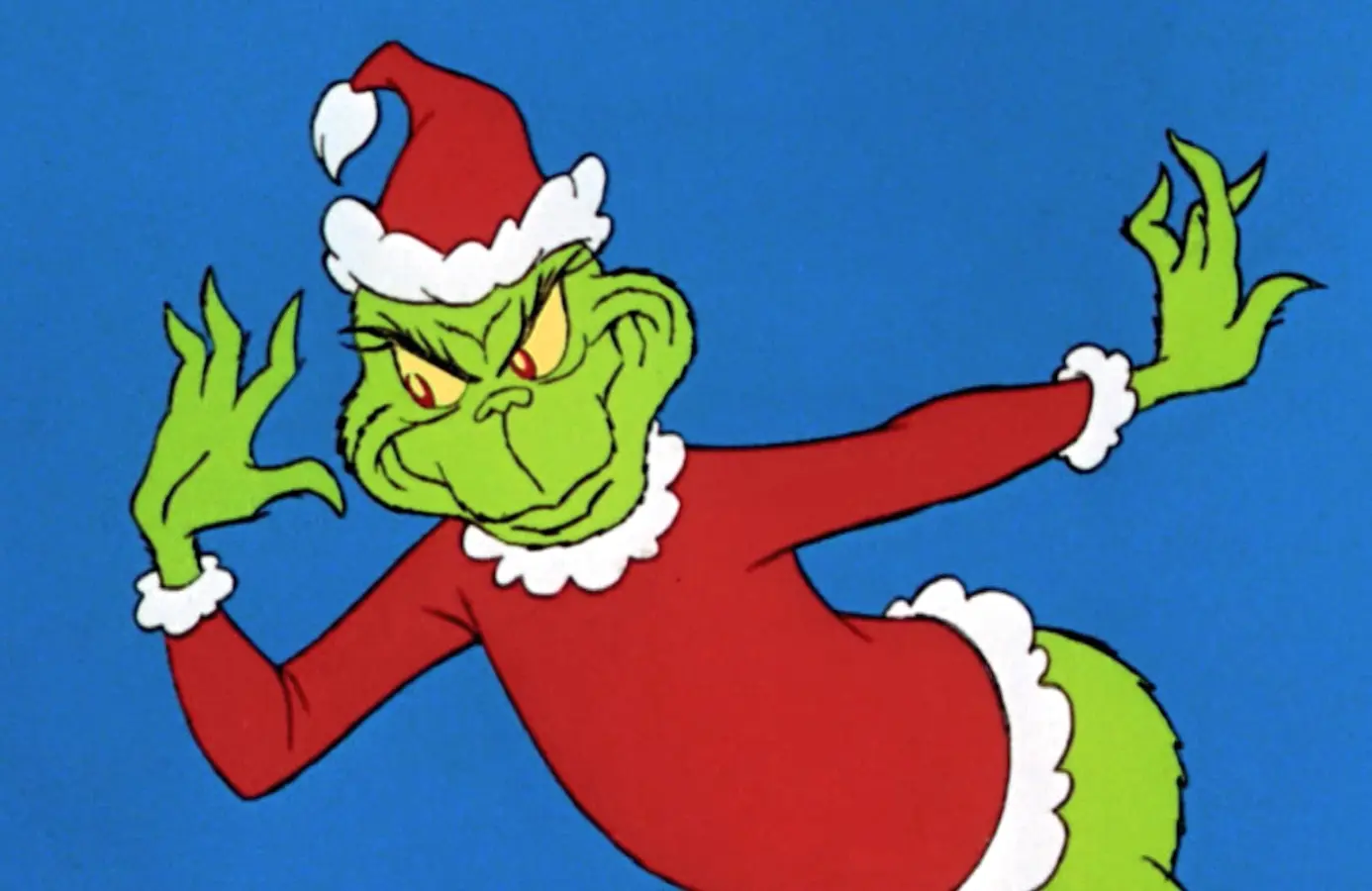 He's a mean one. An image from How the Grinch Stole Christmas. (ABC)