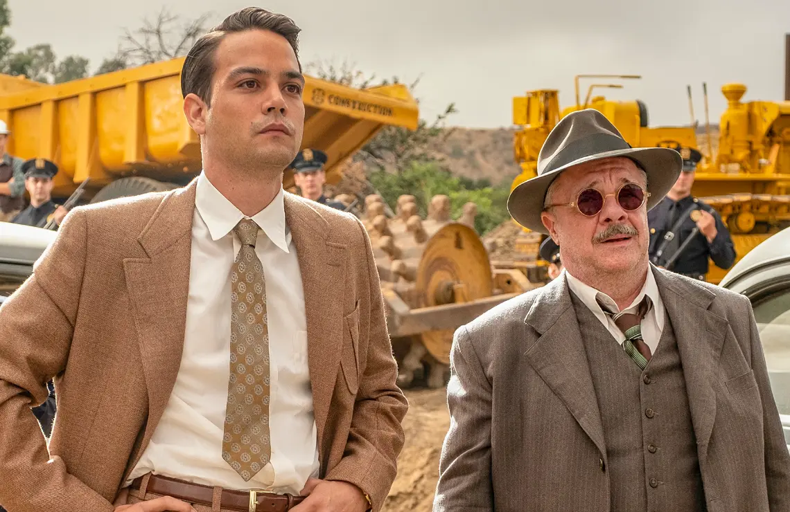 Daniel Zovatto and Nathan Lane in Penny Dreadful: City of Angels. (Showtime)