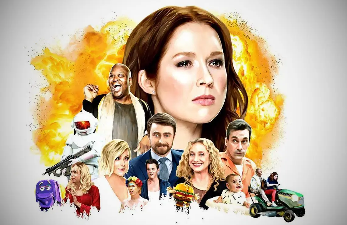 Kimmy Schmidt (Ellie Kemper) gets by with a little help from her friends in Netflix's new interactive special Unbreakable Kimmy Schmidt: Kimmy vs. the Reverend.