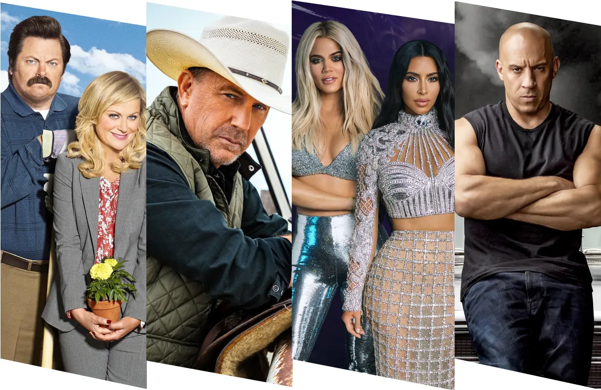 Park and Rec, Yellowstone, Keeping Up with the Kardashians and the Fast &amp; Furious films are just a few of the catalog titles set to be available on Peacock at launch.
