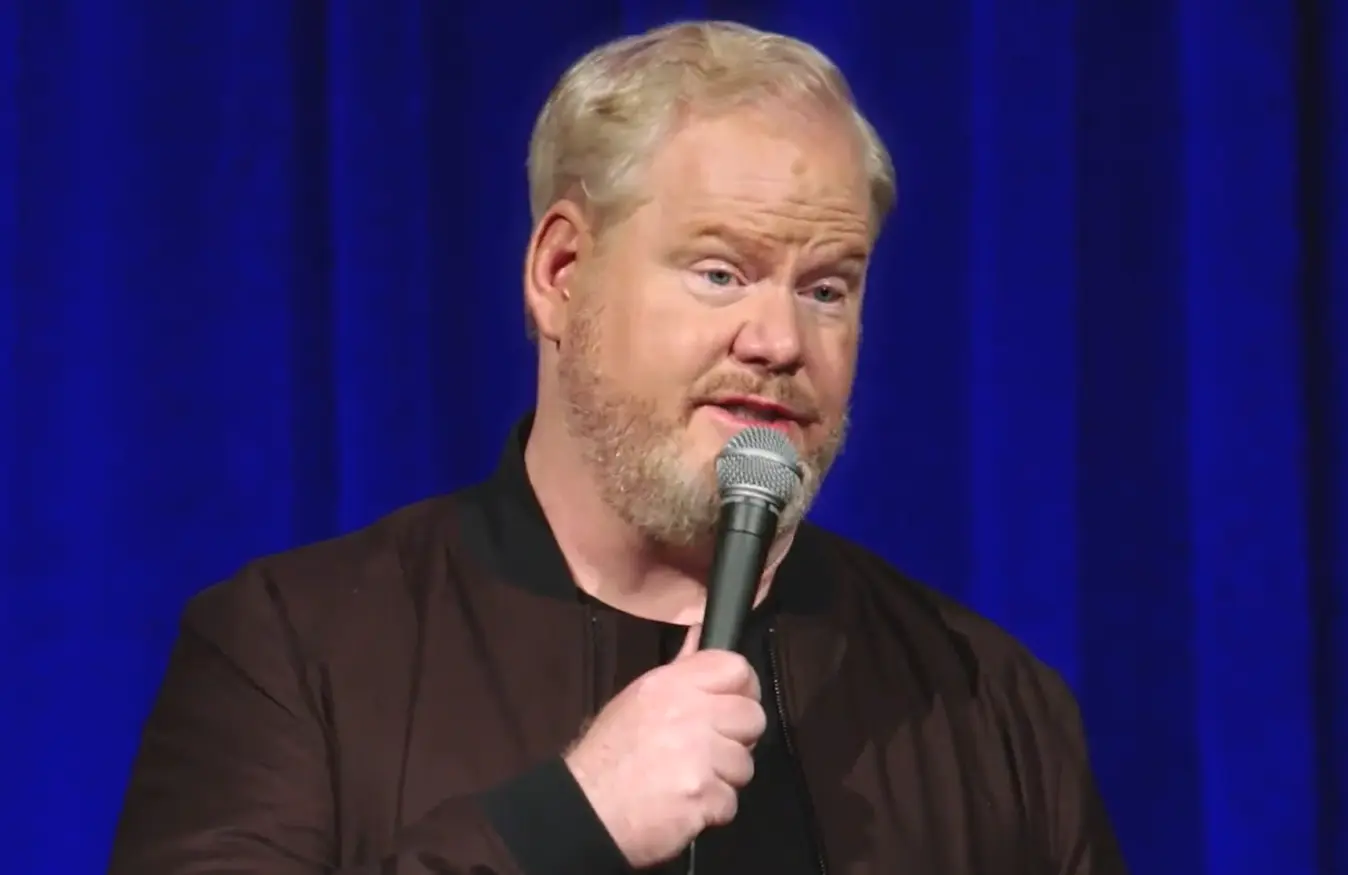 Jim Gaffigan in his new two-part stand-up special, The Pale Tourist. (Amazon)
