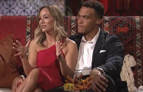 Clare Crawley and Dale Moss on The Bachelorette.