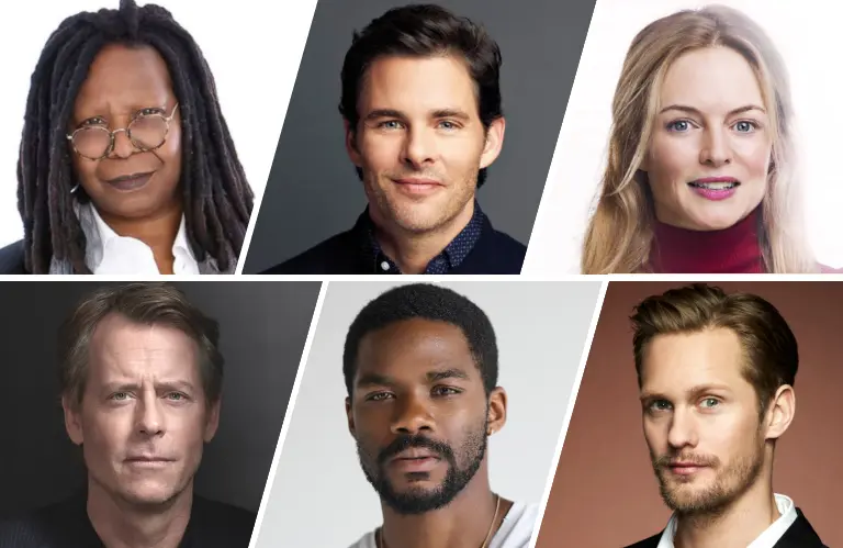 Whoopi Goldberg, James Marsden, Heather Graham, Greg Kinnear, Jovan Adepo and Alexander Skarsgard are among the familiar faces inThe Stand (CBS All Access)