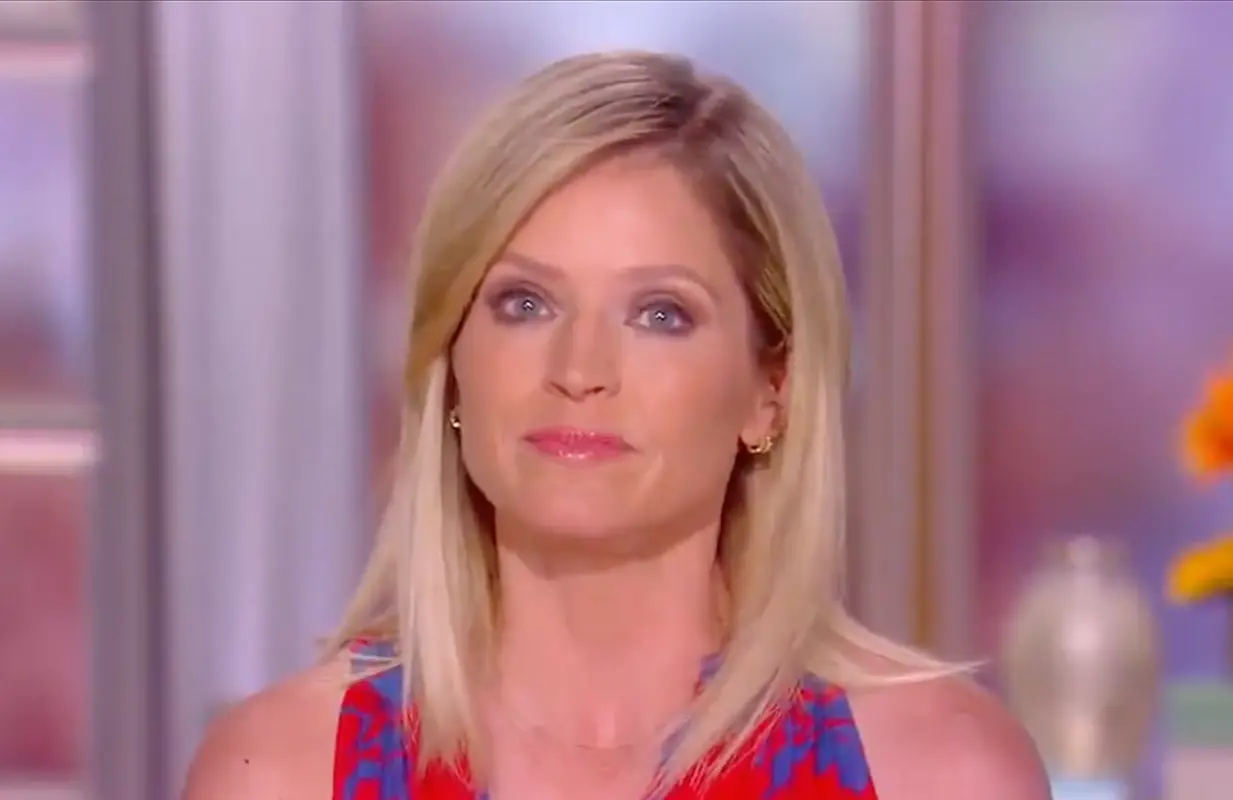 Today on The View, Sara Haines argued that children, much like senators and other public figures, need to "elevate" their rhetoric. (Photo: ABC)