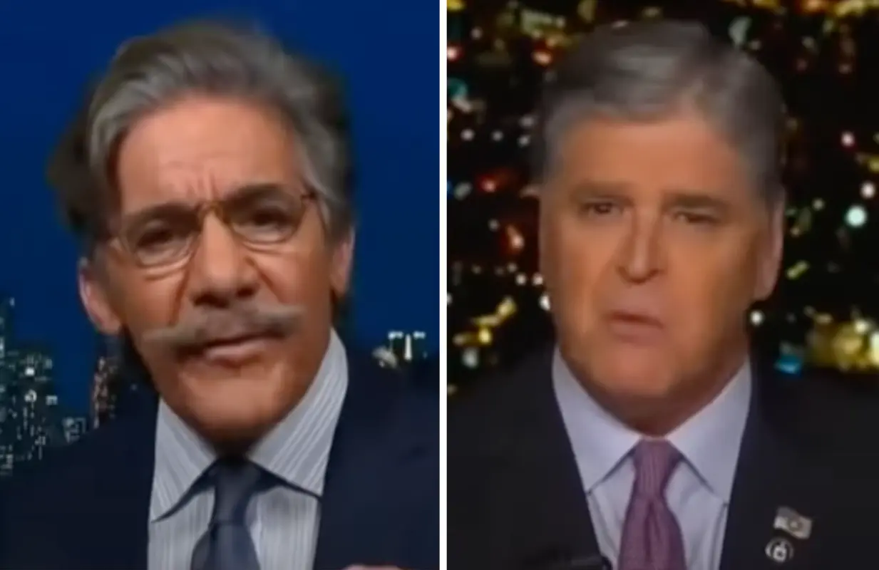 Geraldo Rivera and Sean Hannity on Hannity (Photos: Fox News)