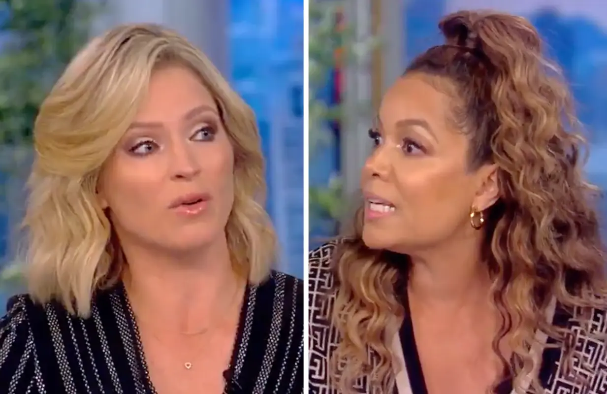 Sara Haines and Sunny Hostin squared off Tuesday morning on The View. (Photo: ABC)