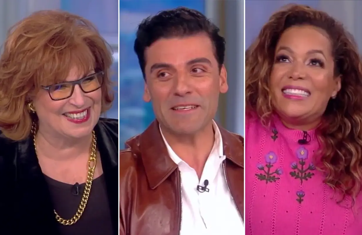 Joy Behar and Sunny Hostin thirsted over Oscar Isaac this morning on The View. (Photos: ABC)