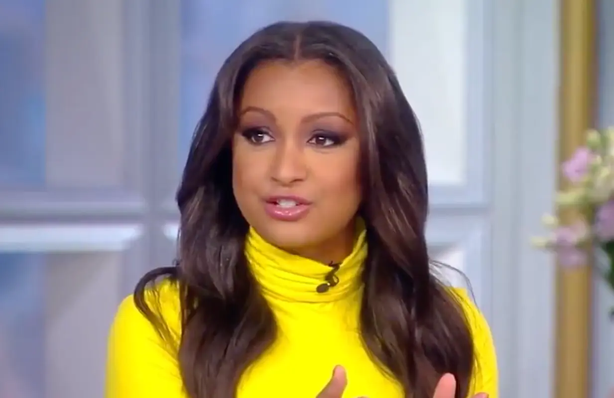 Eboni K. Williams filled in as a guest co-host Monday on The View. (Photo: ABC)