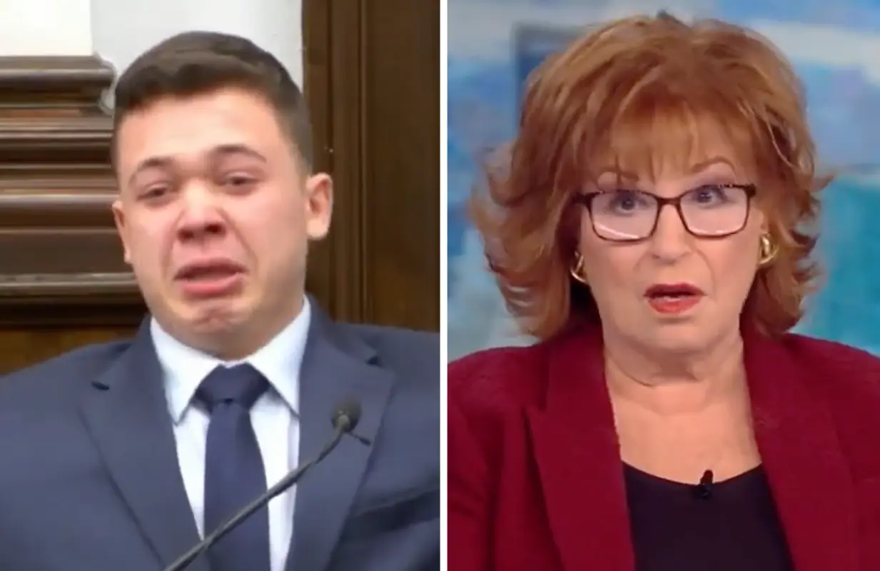 Joy Behar isn't buying Kyle Rittenhouse's "crocodile tears" on the stand. (Photos: ABC)