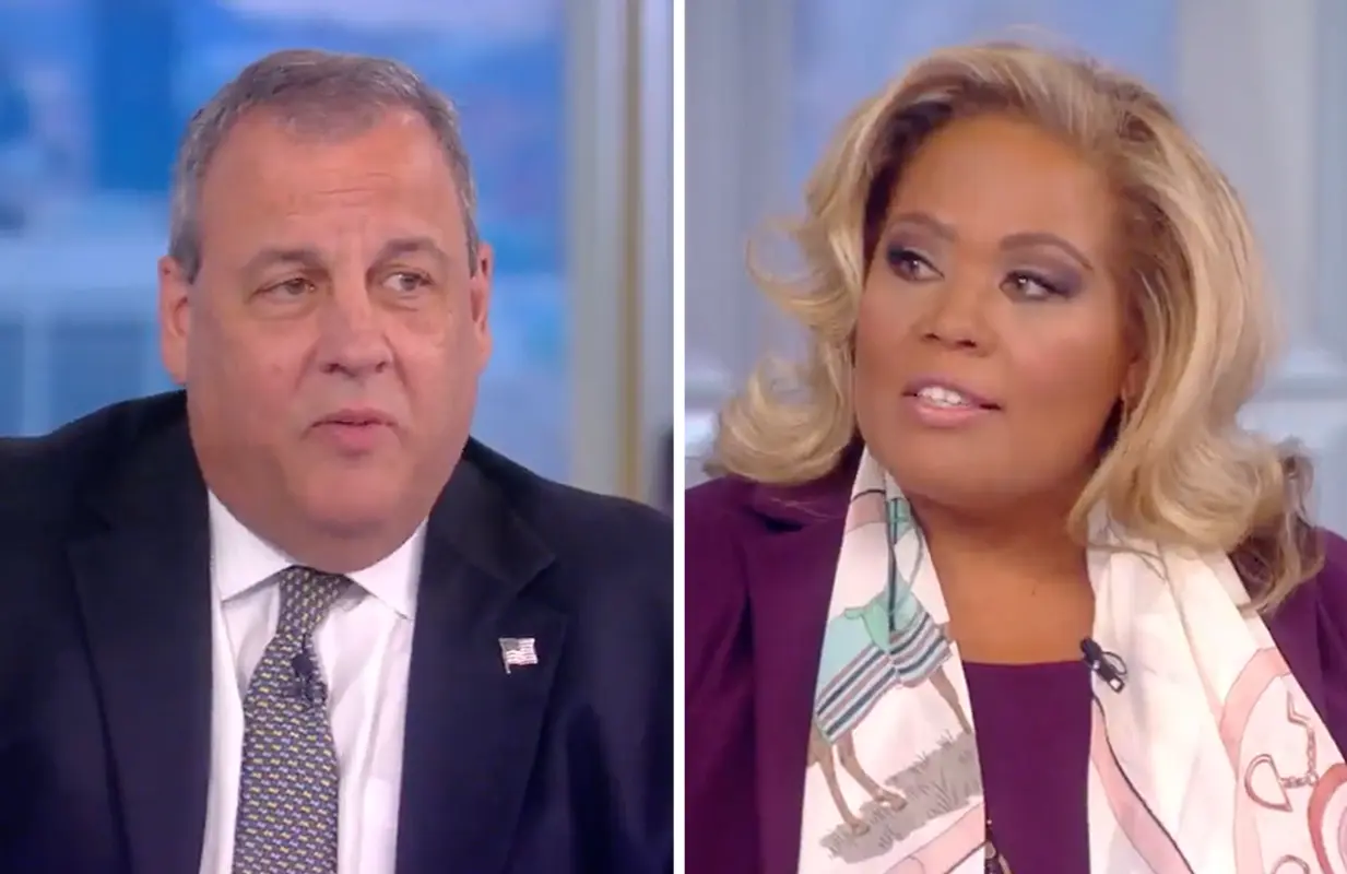 Tara Setmayer brought the heat during Chris Christie's Monday appearance on The View. (Photos: ABC)