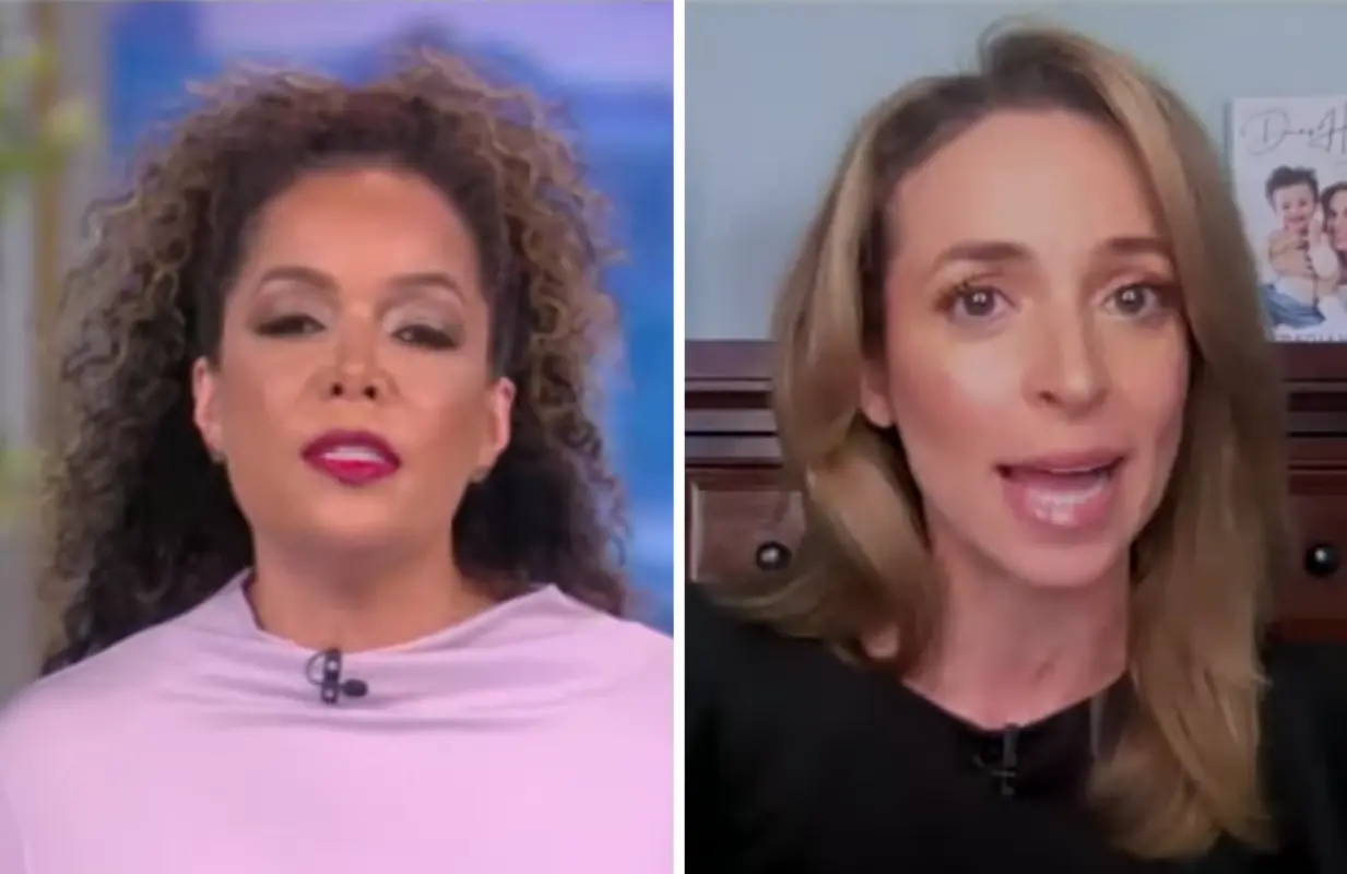 Sunny Hostin and Jedediah Bila traded jabs Tuesday morning on The View (Photos: ABC)