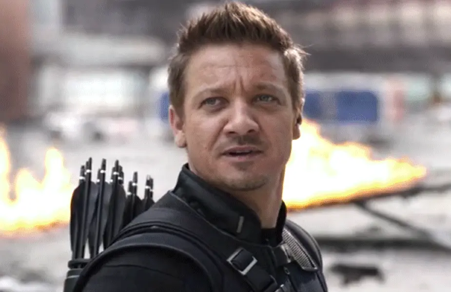 Jeremy Renner stars in Marvel's new Disney+ series Hawkeye.