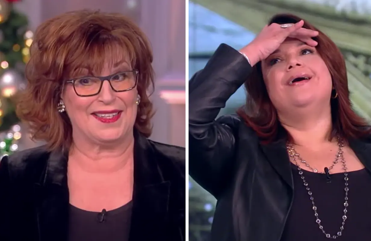 Ana Navarro could not control herself Friday morning as Joy Behar talked about wanting to schtup Larry David. (Photos: ABC)