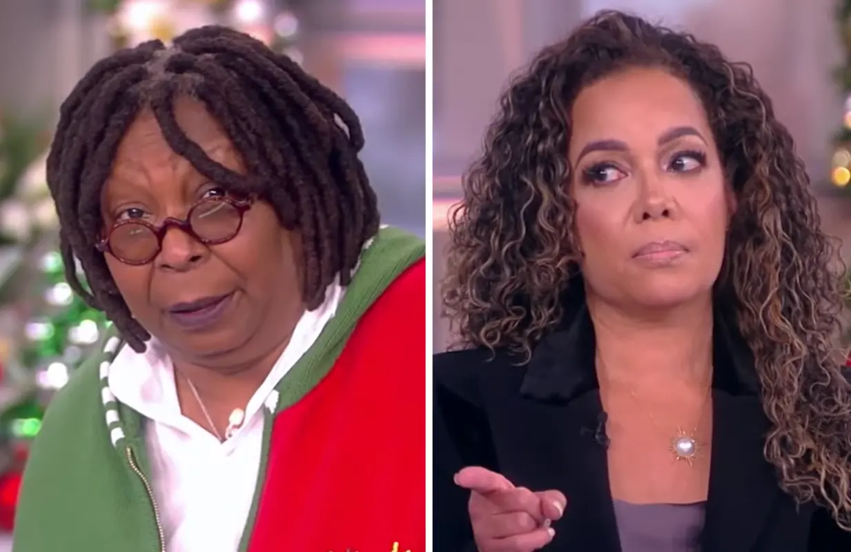 Whoopi was not buying Sunny's bizarre theory about "robust" singers. (Photos: ABC)