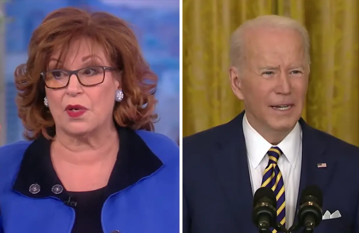 Joy Behar wasn't too impressed with Biden's speech about his first year in office. (Photos: ABC)