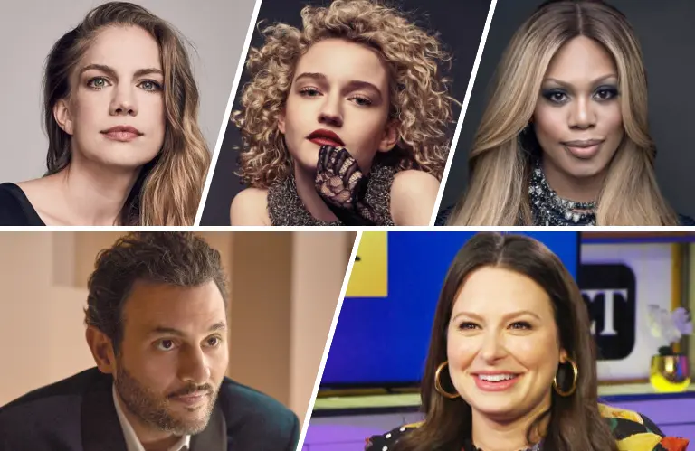 Anna Chlumsky, Julia Garner, Laverne Cox, Arian Moayed and Katie Lowes lead the cast of Inventing Anna. 