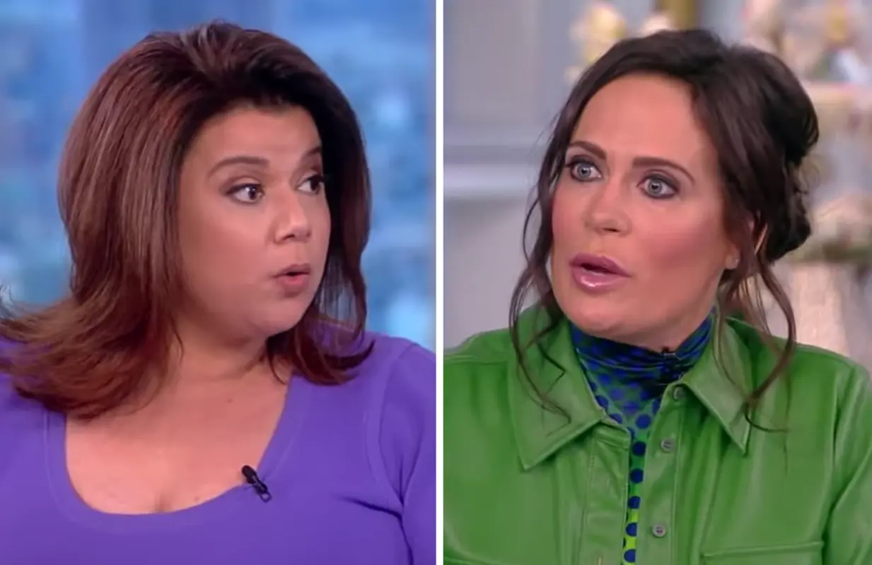 Ana Navarro finally got a crack at Stephanie Grisham this morning on The View.