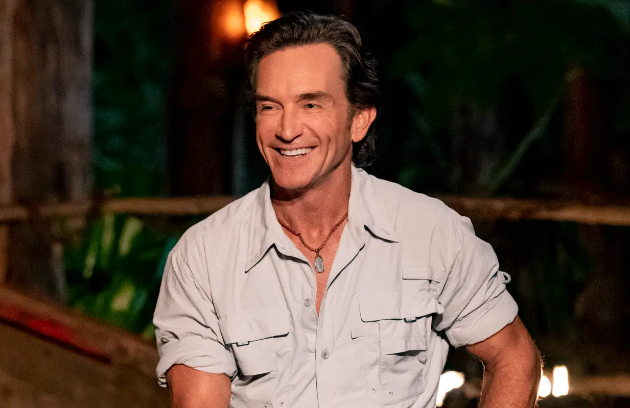 Even Jeff Probst was tickled. (Photo: Robert Voets/CBS)