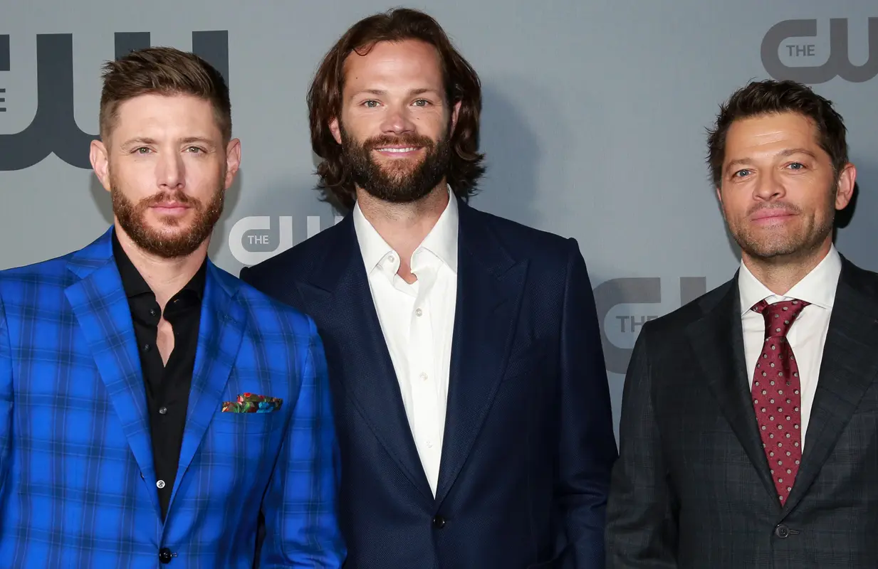 Jared Padalecki, Jensen Ackles, and Misha Collins (Photo: Jason Mendez/Everett Collection)