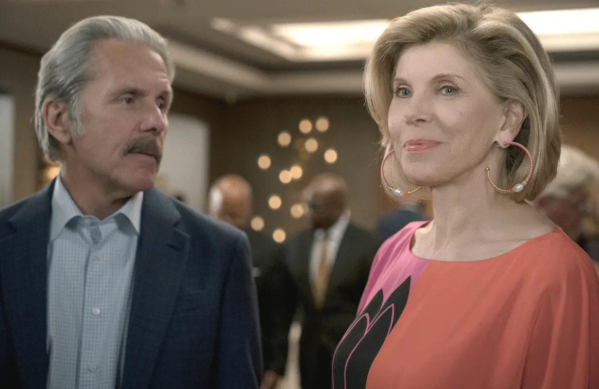 Gary Cole and Christine Baranski in The Good Fight (Photo: Elizabeth Fisher/Paramount+)