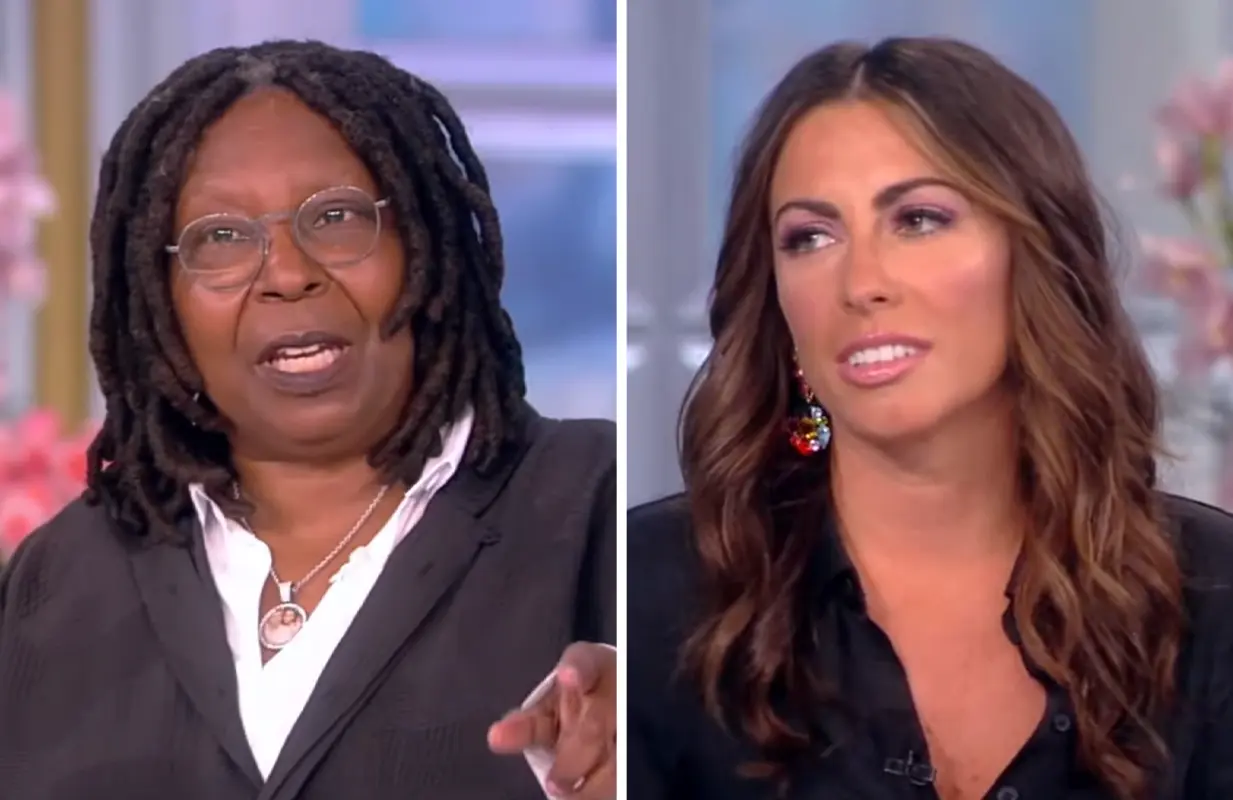 Whoopi accused Alyssa Farah Griffin of being "ageist" this morning on The View (Photos: ABC)