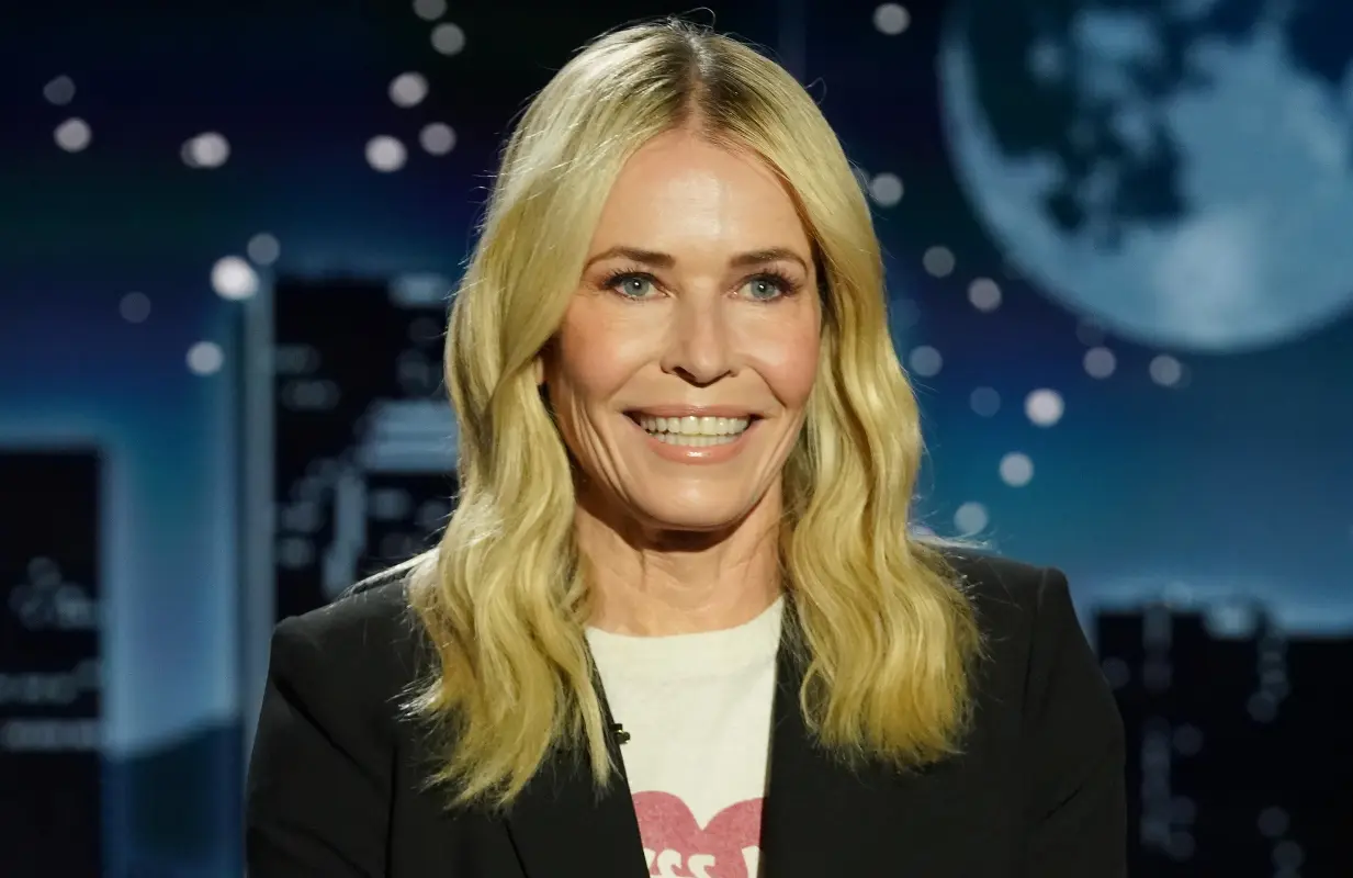 Chelsea Handler hosting Jimmy Kimmel Live (Photo: ABC/Eric McCandless)