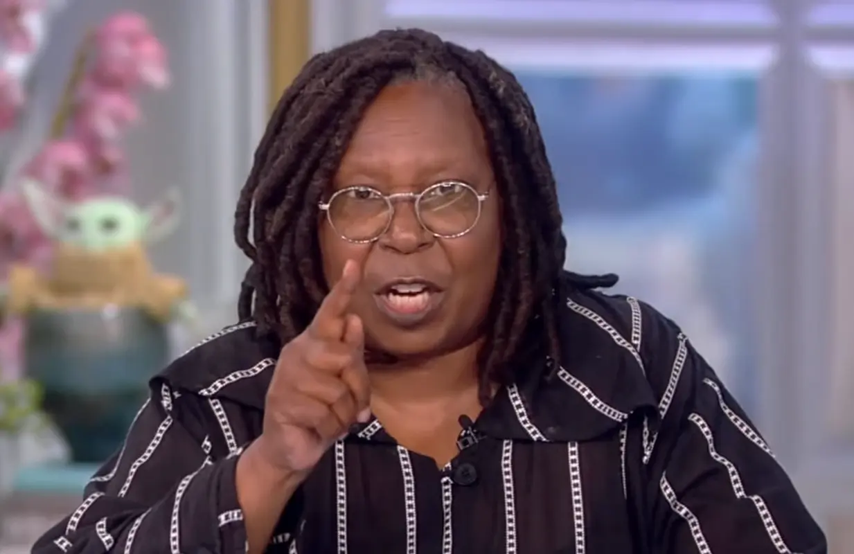 Whoopi was fired up this morning on The View. (Photo: ABC)