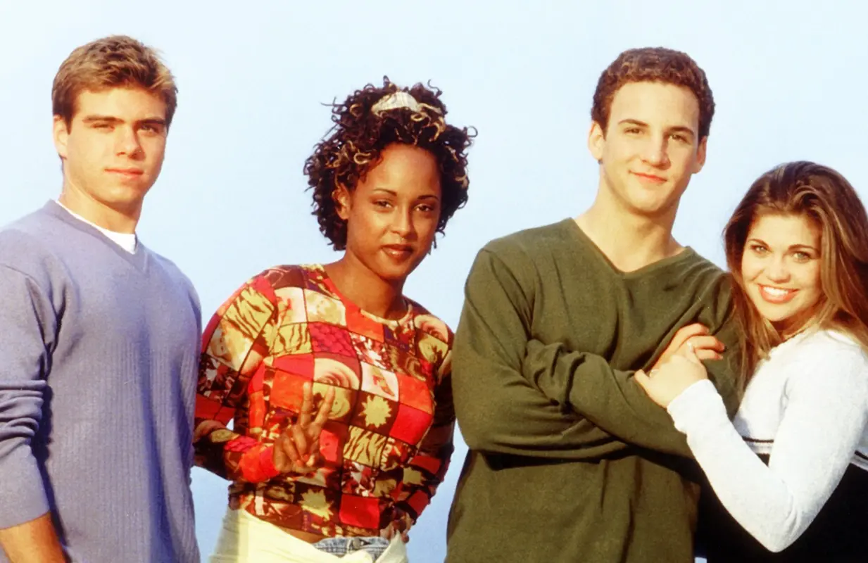 Matthew Lawrence, Trina McGee, Ben Savage, Danielle Fishel. (Photo: ABC/ Courtesy Everett Collection)