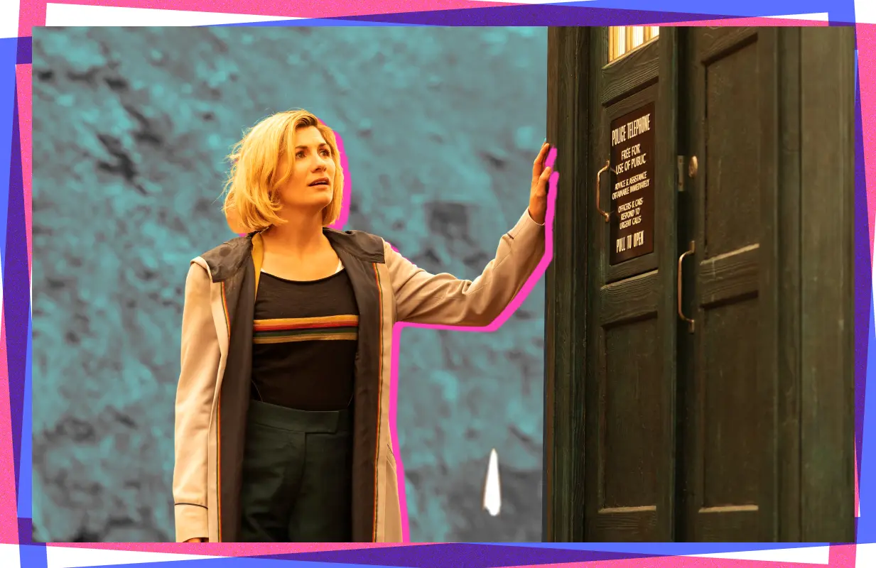 Jodie Whittaker as the 13th Doctor in Doctor Who (James Pardon/BBC Studios/BBC America/Primetimer graphic)