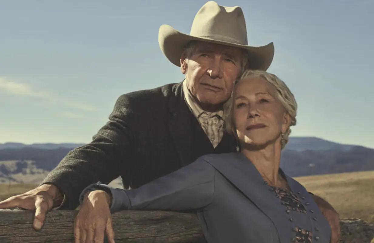 Harrison Ford and Helen Mirren in 1923. (Photo: Paramount+)