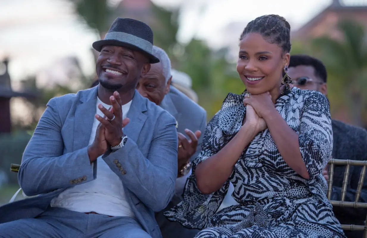 Taye Diggs and Sanaa Lathan in The Best Man: The Final Chapters (Photo: Nicolas Cordone/Peacock)