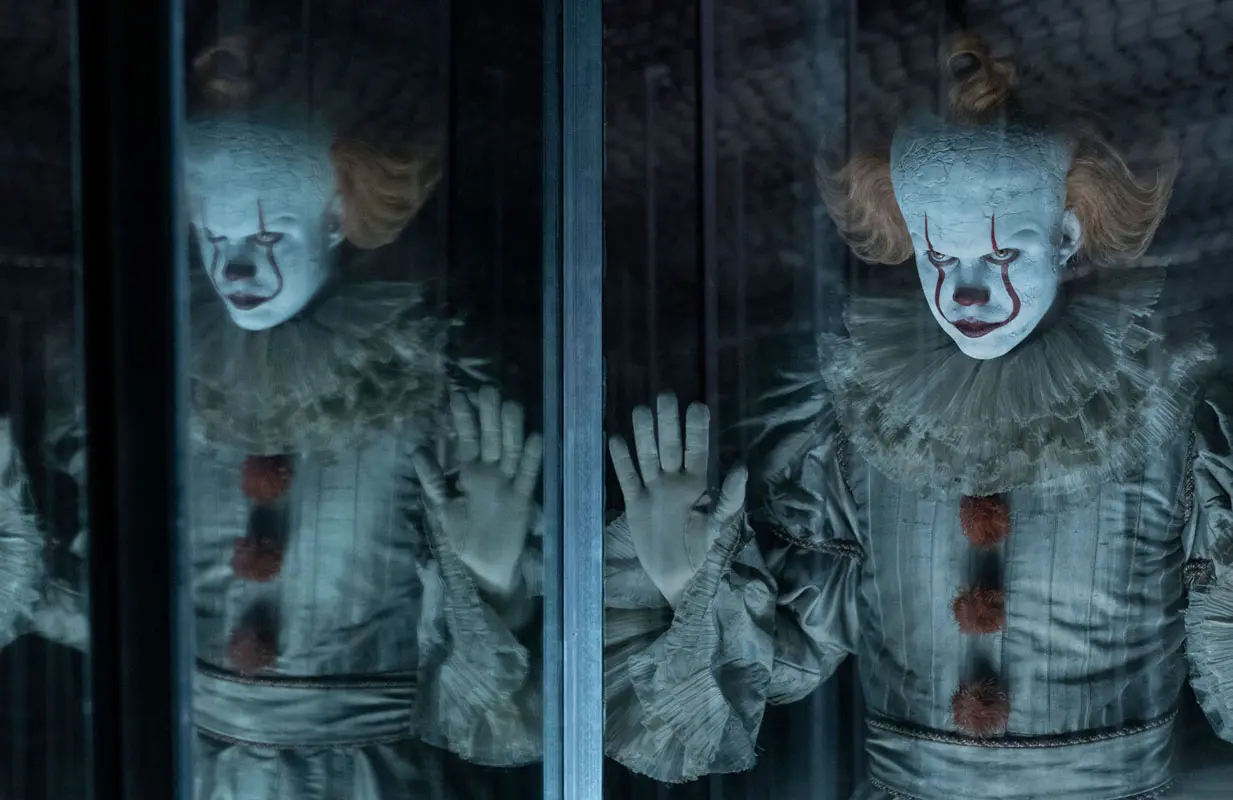 Bill Skarsgard as Pennywise in It, Chapter Two (photo: Everett Collection)