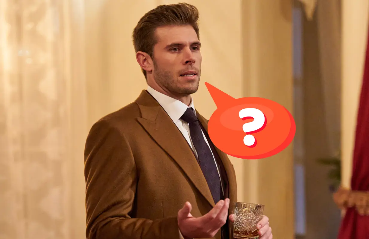 Zach Shallcross is the latest lead to be spewing nonsense on The Bachelor. (Photo: ABC/Craig Sjodin; Primetimer graphic)