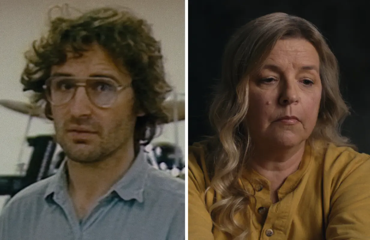 Branch Davidian leader David Koresh and Kathy Schroeder, one of his spiritual wives. (Photos: Netflix)