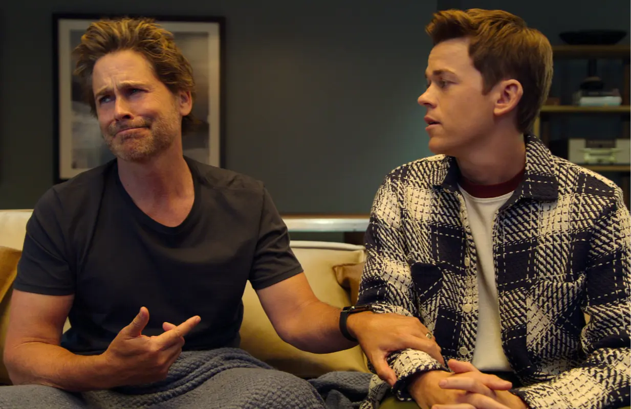 Rob Lowe and John Owen Lowe in Unstable (Photo: Netflix)