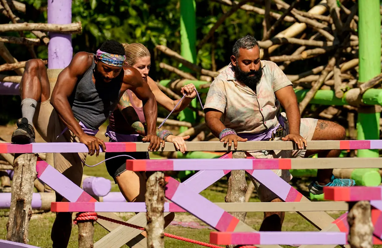 Josh Wilder, Carolyn Wiger, Yam Yam Arocho (Photo: Robert Voets/CBS)