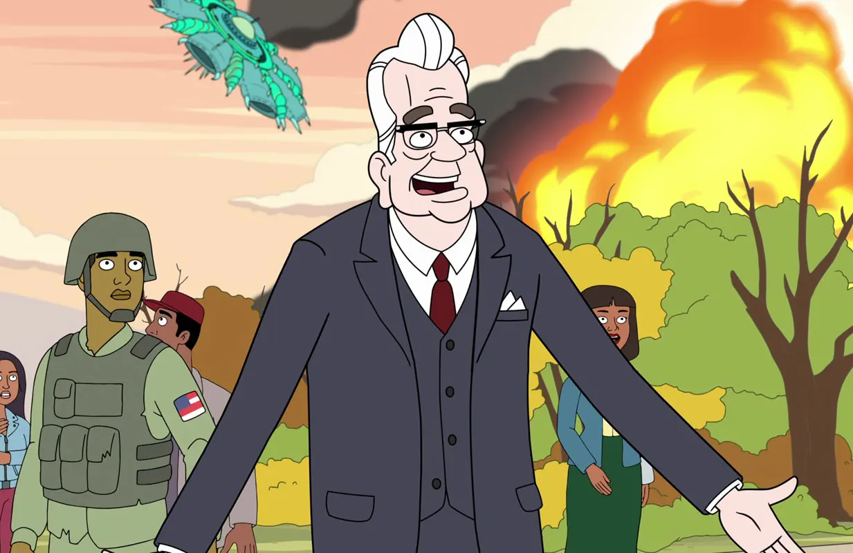 Dana Carvey as Senator Cartwright LaMarr on Mulligan (photo: Netflix)
