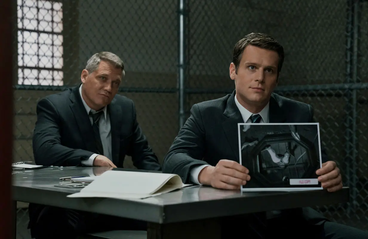 Holt McCallany and Jonathan Groff in Mindhunter (Photo: Patrick Harbron/Netflix)