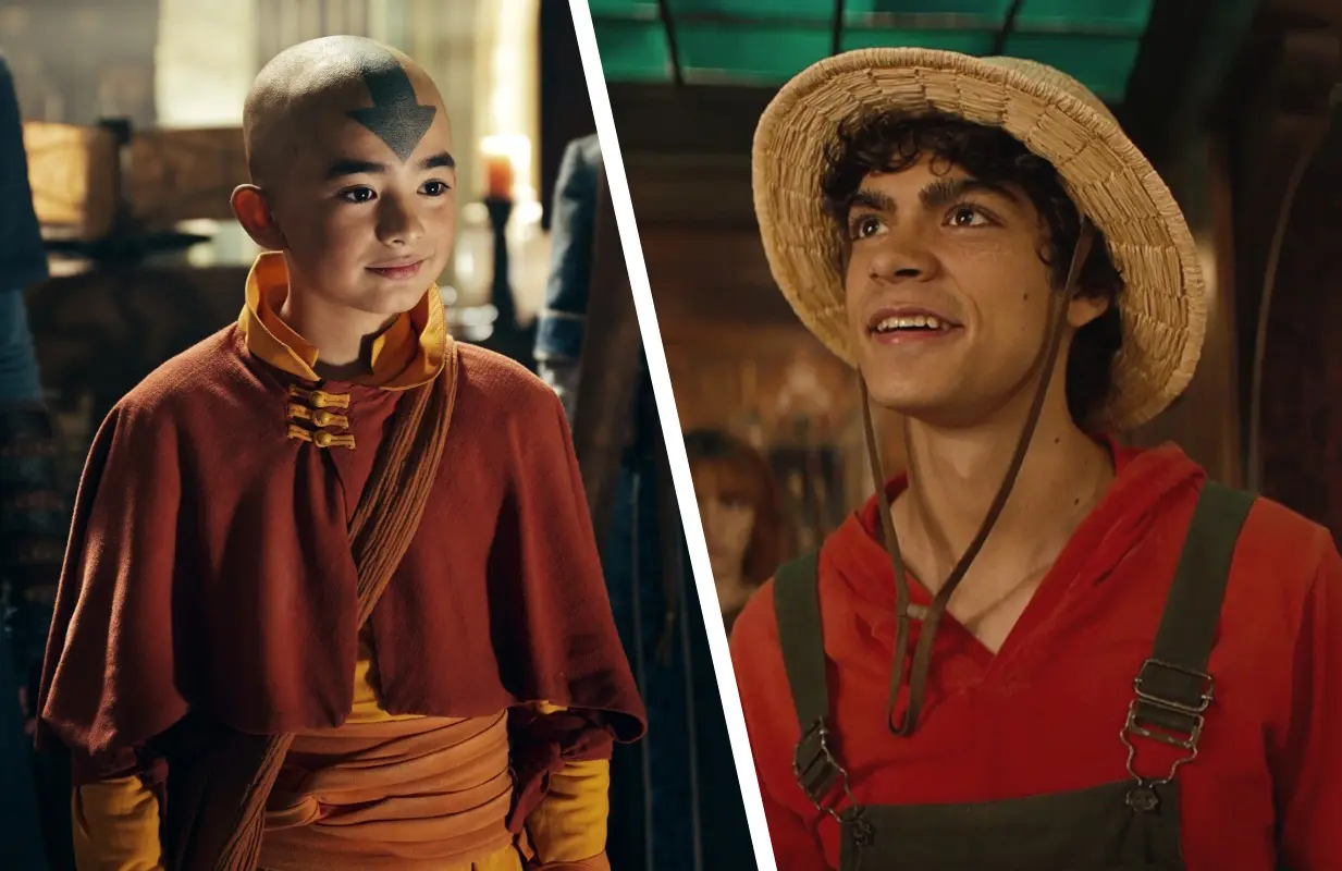 Left: Gordon Cormier in Avatar: The Last Airbender; Right: Iñaki Godoy in One Piece (Photos: Netflix)