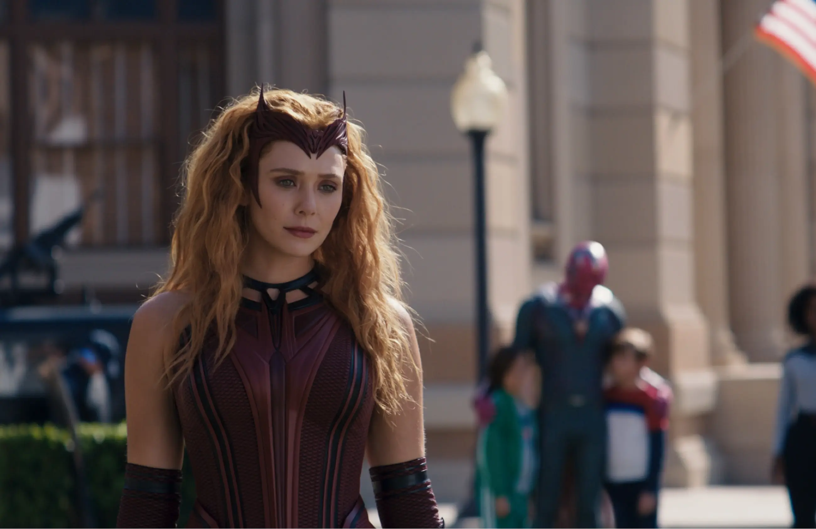 WANDAVISION, Elizabeth Olsen, 'The Series Finale', (Season 1, ep. 109, aired March 5, 2021). photo: ©Disney+/Marvel Studios / Courtesy Everett Collection