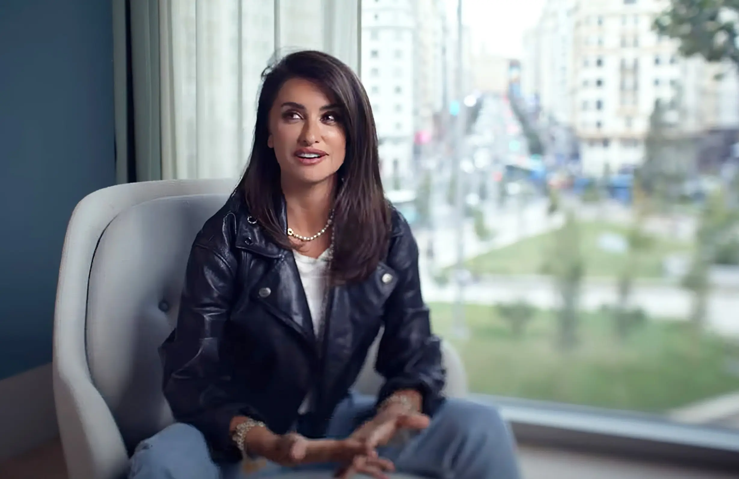 Penelope Cruz shows support as Domingo Carrol leaves Movistar Plus