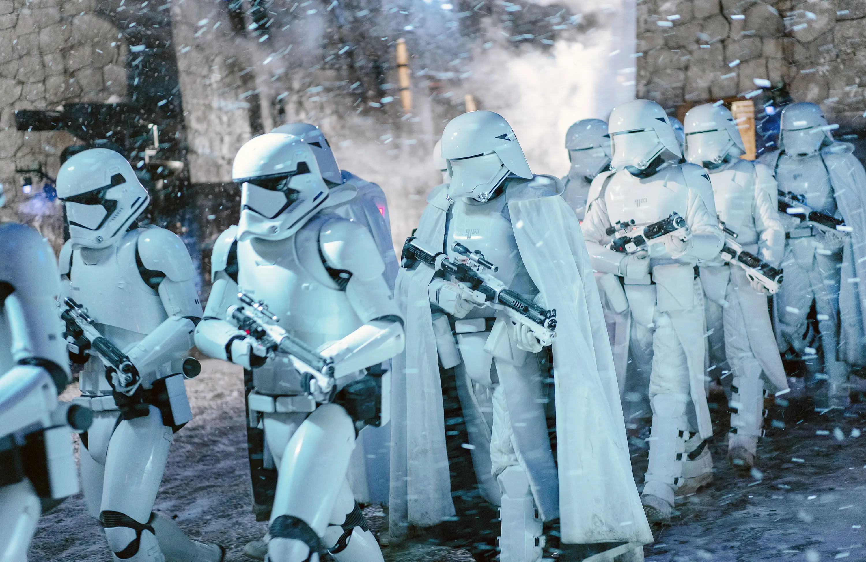 STAR WARS: THE RISE OF SKYWALKER, (aka STAR WARS: EPISODE IX – THE RISE OF SKYWALKER), Stormtroopers, 2019. ph: Jonathan Olley / © Walt Disney Studios Motion Pictures / © Lucasfilm / courtesy Everett Collection