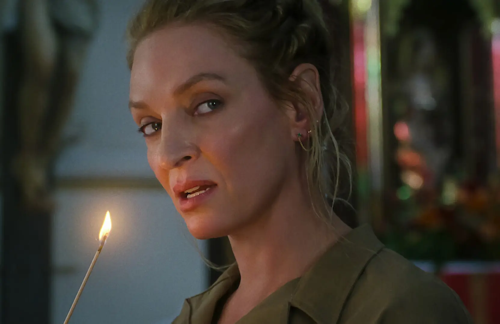 Uma Thurman as Discord in The Old Guard 2 (Image via Netflix)
