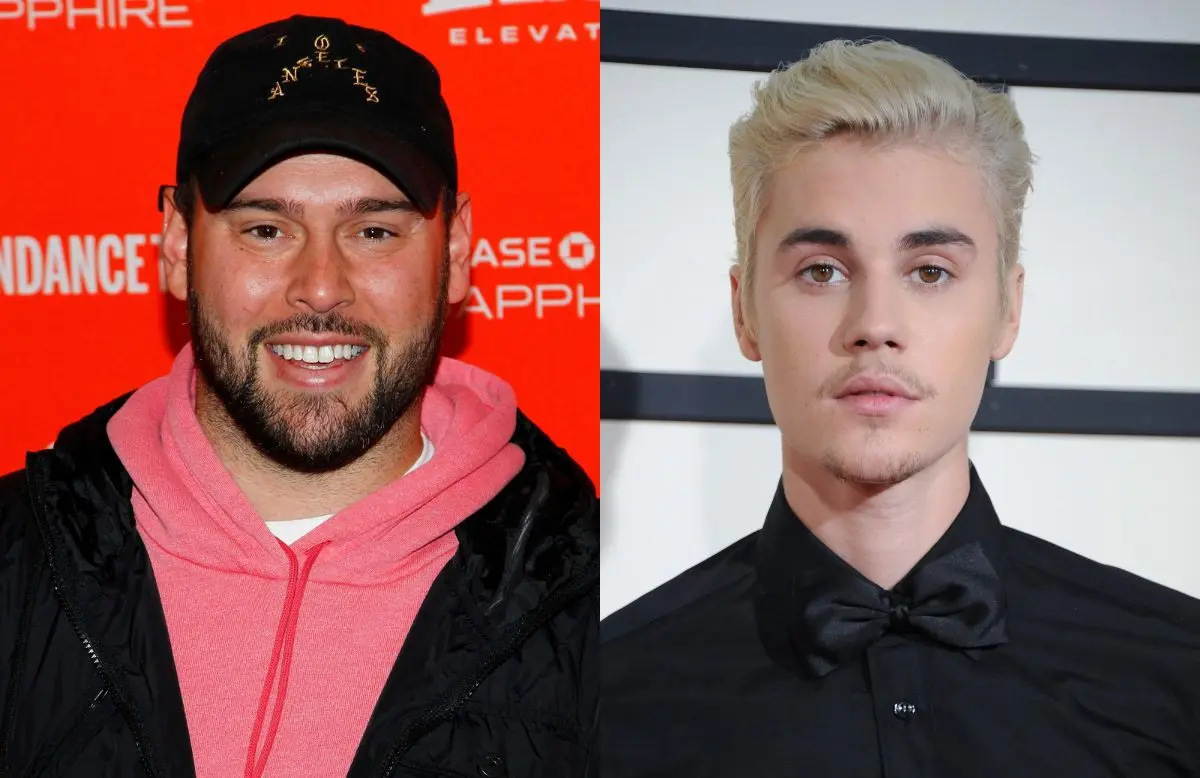 Scooter Braun and Justin Bieber (Photo: Everett Collection)